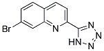 7-BROMO-2-(1H-TETRAZOL-5-YL)QUINOLINE 结构式