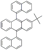 2-TERTBUTYL-9,10-DI(1-NAPHTHYL)ANTHRACENE 结构式