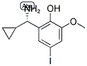 2-((1S)AMINOCYCLOPROPYLMETHYL)-4-IODO-6-METHOXYPHENOL 结构式