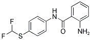 2-AMINO-N-{4-[(DIFLUOROMETHYL)THIO]PHENYL}BENZAMIDE 结构式