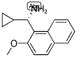 (1S)CYCLOPROPYL(2-METHOXYNAPHTHYL)METHYLAMINE 结构式