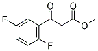 METHYL 2,5-DIFLUOROBENZOYLACETATE 结构式