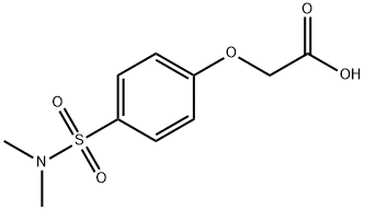 (4-DIMETHYLSULFAMOYL-PHENOXY)-ACETIC ACID 结构式