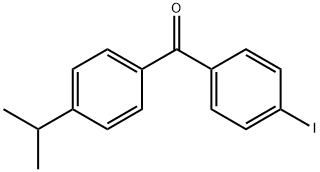 4-IODO-4'-ISOPROPYLBENZOPHENONE 结构式