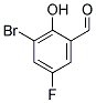 3-BROMO-5-FLUORO-2-HYDROXYBENZALDEHYDE 结构式