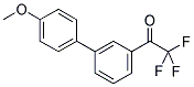 3'-(4-METHOXYPHENYL)-2,2,2-TRIFLUOROACETOPHENONE 结构式