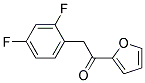 2-(2,4-DIFLUOROPHENYL)-1-(2-FURYL)ETHAN-1-ONE 结构式