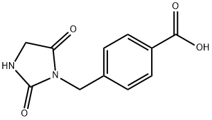 4-[(2,5-二氧咪唑啉-1-基)甲基]苯甲酸 结构式