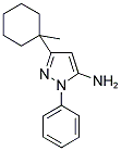 5-(1-METHYL-CYCLOHEXYL)-2-PHENYL-2H-PYRAZOL-3-YLAMINE 结构式