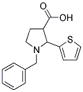 1-BENZYL-2-(THIOPHEN-2-YL)PYRROLIDINE-3-CARBOXYLIC ACID 结构式