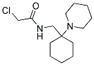 2-CHLORO-N-[(1-PIPERIDIN-1-YLCYCLOHEXYL)METHYL]ACETAMIDE 结构式