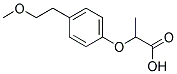 2-[4-(2-METHOXYETHYL)PHENOXY]PROPANOIC ACID 结构式