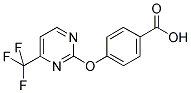4-([4-(TRIFLUOROMETHYL)PYRIMIDIN-2-YL]OXY)BENZOIC ACID 结构式