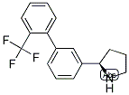 (2R)-2-(3-[2-(TRIFLUOROMETHYL)PHENYL]PHENYL)PYRROLIDINE 结构式