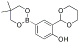 4-(5,5-DIMETHYL-1,3,2-DIOXABORINAN-2-YL)-2-(1,3-DIOXAN-2-YL)PHENOL 结构式