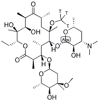 CLARITHROMYCIN, [METHYL-3H]- 结构式