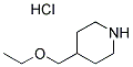 4-(ETHOXYMETHYL)PIPERIDINE HYDROCHLORIDE 结构式