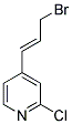 4-(3-Bromopropenyl)-2-chloropyridine 结构式