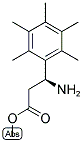 Methyl (3S)-3-amino-3-(2,3,4,5,6-pentamethylphenyl)propanoate 结构式