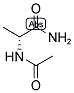 N-乙酰-D-丙氨酰胺 结构式