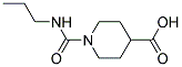 1-[(PROPYLAMINO)CARBONYL]PIPERIDINE-4-CARBOXYLIC ACID 结构式