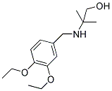 2-((3,4-DIETHOXYBENZYL)AMINO)-2-METHYLPROPAN-1-OL 结构式