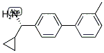 (1S)CYCLOPROPYL[4-(3-METHYLPHENYL)PHENYL]METHYLAMINE 结构式