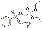 1-(DIETHOXYPHOSPHORYL)-2,2,2-TRIFLUOROETHYL BENZENESULFONATE 结构式