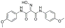 2-(HYDROXYIMINO)-N,N'-BIS(4-METHOXYPHENYL)MALONAMIDE 结构式