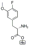 METHYL (2S)-2-AMINO-3-(4-FLUORO-3-METHOXYPHENYL)PROPANOATE 结构式