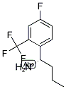 (1S)-1-[4-FLUORO-2-(TRIFLUOROMETHYL)PHENYL]BUTYLAMINE 结构式