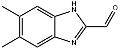 5,6-二甲基-1H-苯2-咪唑甲醛 结构式