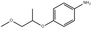 4-(2-甲氧基-1-甲基乙氧基)-苯胺 结构式