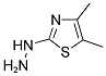 2-HYDRAZINO-4,5-DIMETHYL-1,3-THIAZOLE 结构式