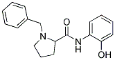 1-BENZYL-N-(2-HYDROXYPHENYL)PYRROLIDINE-2-CARBOXAMIDE 结构式