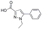 1-ETHYL-5-PHENYL-1H-PYRAZOLE-3-CARBOXYLIC ACID 结构式