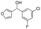 3-CHLORO-5-FLUOROPHENYL-(3-FURYL)METHANOL 结构式