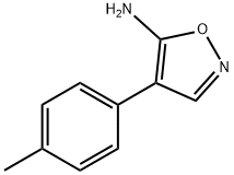 4-P-TOLYLISOXAZOL-5-AMINE 结构式