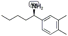 (1R)-1-(3,4-DIMETHYLPHENYL)PENTYLAMINE 结构式