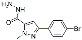 3-(4-Bromophenyl)-1-methyl-1H-pyrazole-5-carbohydrazide 结构式