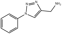 (1-PHENYL-1H-1,2,3-TRIAZOL-4-YL)METHANAMINE 结构式