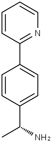 (1R)-1-(4-(2-PYRIDYL)PHENYL)ETHYLAMINE 结构式