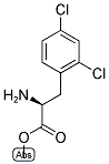 Methyl (2S)-2-amino-3-(2,4-dichlorophenyl)propanoate 结构式