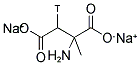 2-METHYL-D,L-ASPARTIC ACID, DISODIUM SALT, [3H]- 结构式