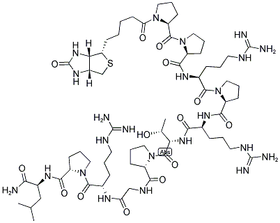 BIOT-PPRPRTPGRPL-AMIDE 结构式