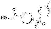 2-(4-[(4-METHYLPHENYL)SULFONYL]PIPERAZIN-1-YL)-2-OXOETHANOL 结构式