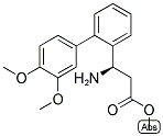 METHYL (3R)-3-AMINO-3-[2-(3,4-DIMETHOXYPHENYL)PHENYL]PROPANOATE 结构式