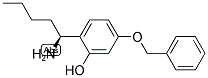 2-((1S)-1-AMINOPENTYL)-5-(PHENYLMETHOXY)PHENOL 结构式