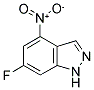 6-FLUORO-4-NITROINDAZOLE 结构式