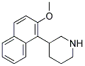3-(2-Methoxy-naphthalen-1-yl)-piperidine 结构式